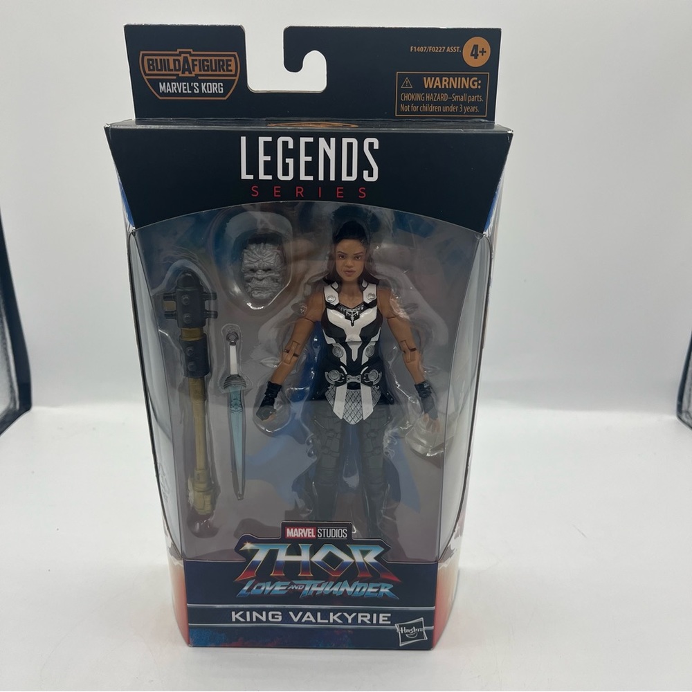 Marvel Legends Thor Love & Thunder King Valkyrie 6” Action Figure BAF Korg
